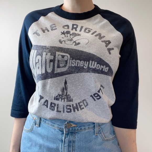 Disney Tops Disney Parks The Original Walt Disney Baseball Tee